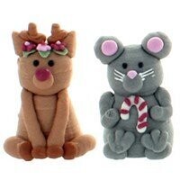3D  Mouse Christmas Cake Topper - x1 
Product Code: 3849