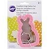 Wilton Comfort Grip Bunny with Mini Flower Cookie Cutters, Set of 2