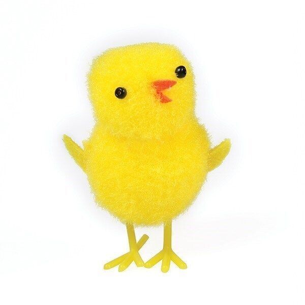 Yellow Chenille Chicks - 38mm