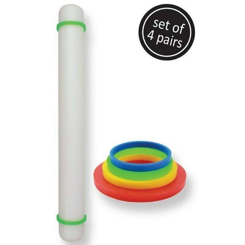 PME Rolling Pin Guide Rings - Large - Set Of 4 PPR01
