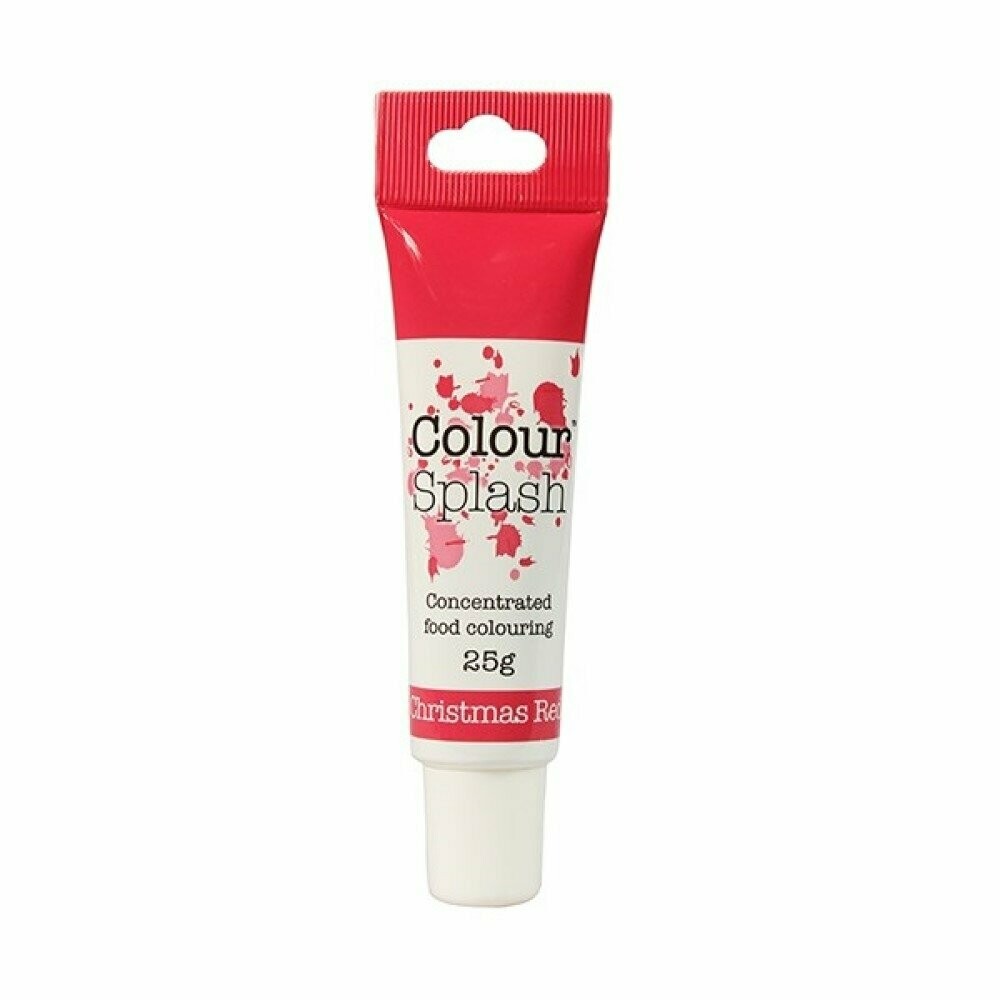 CULPITT Colour Splash Gel Paste Colouring 25g Christmas Red