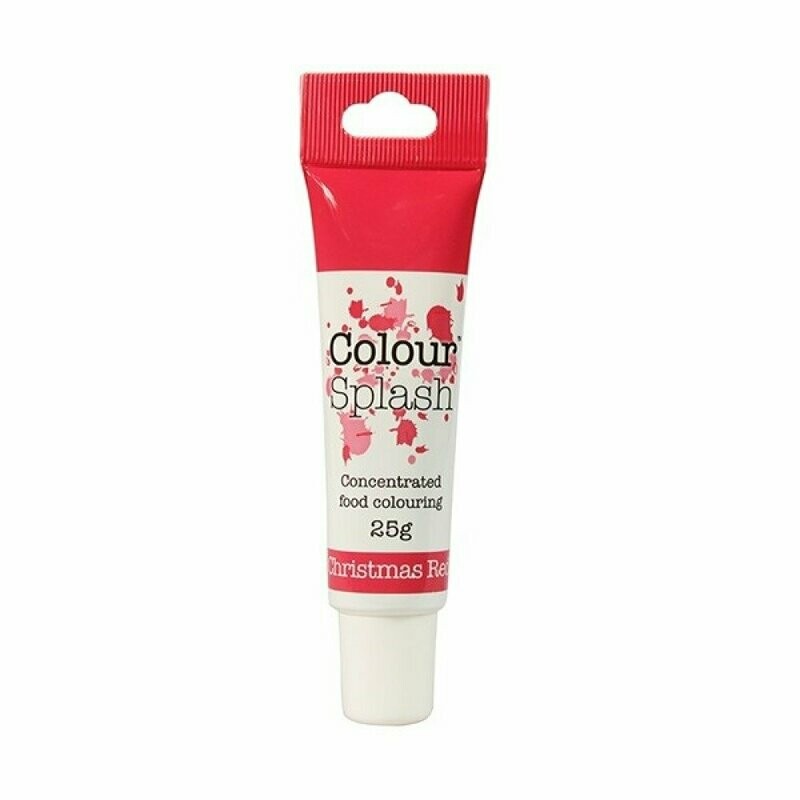 CULPITT Colour Splash Gel Paste Colouring 25g Christmas Red