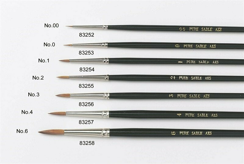 No.0 Artist Brushes - Sable x1 83253