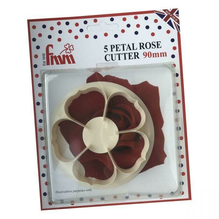 FMM 5 Petal Rose 90mm Cutter