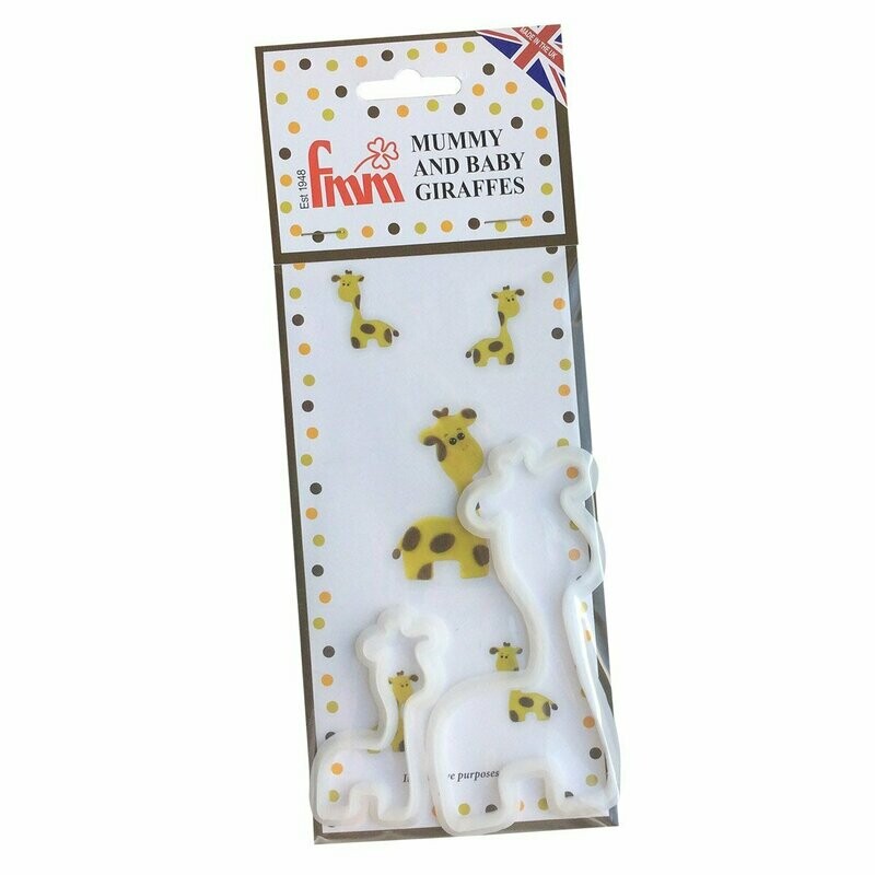 FMM Mummy & Baby Giraffe Cutter Set CUTGIRAFFE