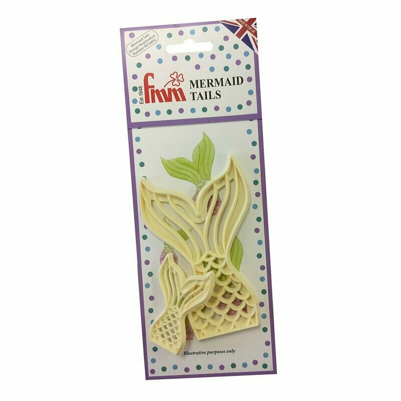 FMM Mermaid Tail Set of 2 Cutters CUTMERMAID