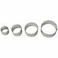 PME STAINLESS STEEL CUTTERS - BRIAR ROSE FLOWER PETAL SET OF 4 BR210 PME STAINLESS STEEL CUTTERS - BRIAR ROSE FLOWER PETAL SET OF 4 BR210