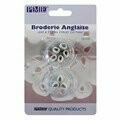 PME BRODERIE CUTTERS - LEAF & 3 PETAL EYELET SET OF 2 BA403