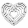 PME CLASSIC SHAPES CUTTERS - HEART SET OF 6 PNH2
