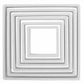 PME CLASSIC SHAPES CUTTERS - SQUARE SET OF 6 PNS4 PME CLASSIC SHAPES CUTTERS - SQUARE SET OF 6 PNS4