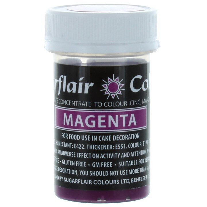 Sugarflair Paste Colours - Pastel Magenta - 25g 5220