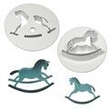 PME PLASTIC CUTTERS - ROCKING HORSE SET OF 2 RH523