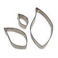 PME STAINLESS STEEL CUTTERS - LEAF SET OF 3 SL252