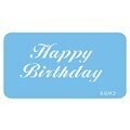JEM STENCIL - HAPPY BIRTHDAY (88 X 40MM / 3.5 X 1.6”) SGR2