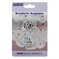 PME BRODERIE CUTTERS - LEAF & 3 PETAL EYELET SET OF 2 BA403