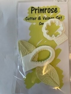 DIAMOND MOULDS - Primrose Cutter & Veiner set Small