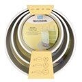 PME ROUND CAKE PANS 6, 8, 10-INCH X 3-INCH DEEP, SET OF 3 RNDB68103