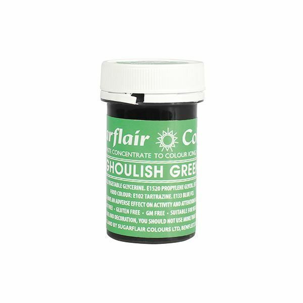 Sugarflair Paste Colours - Spectral Ghoulish Green - 25g