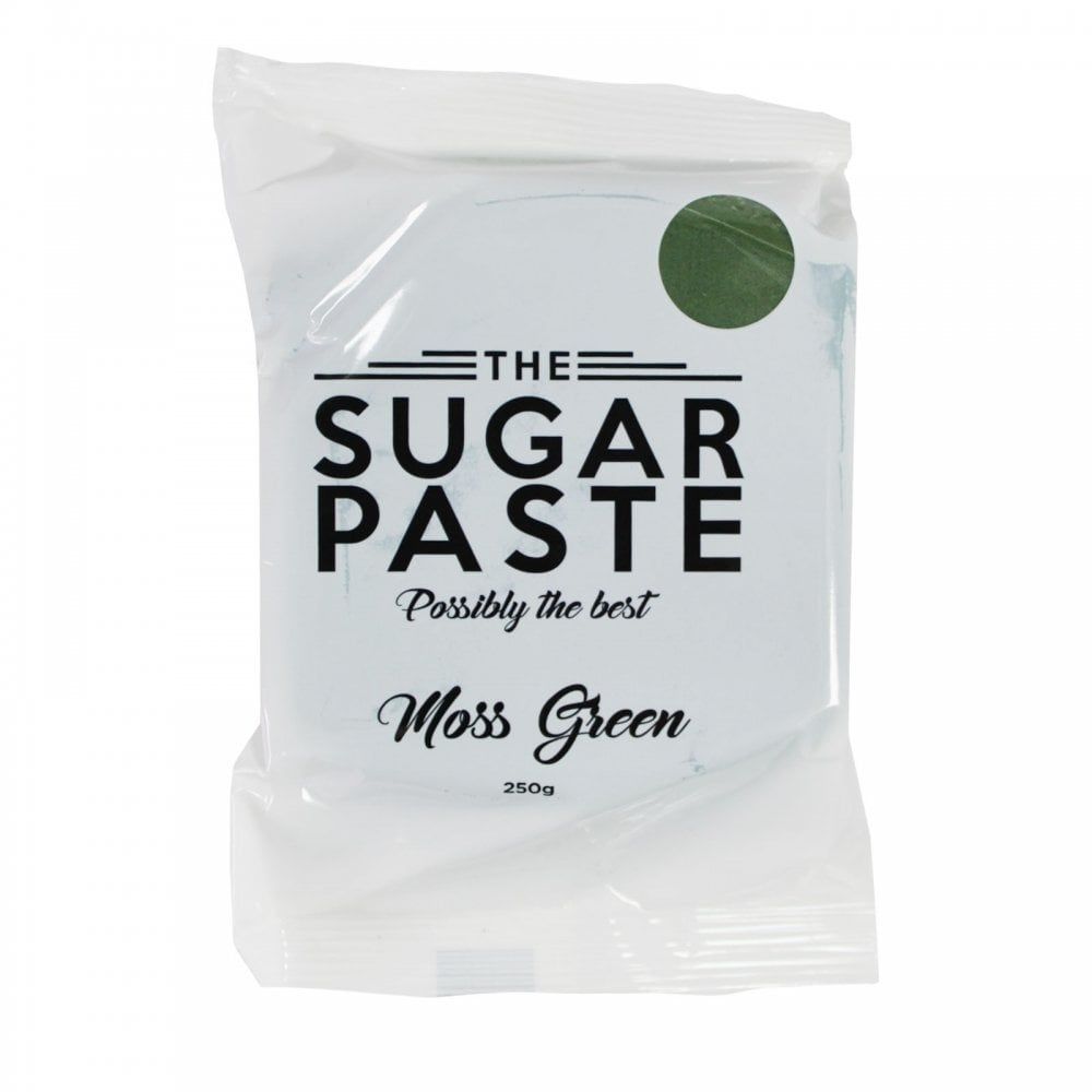 THE SUGAR PASTE Moss Green - NEW RECIPE - 250g THE SUGAR PASTE Moss Green - NEW RECIPE - 250g