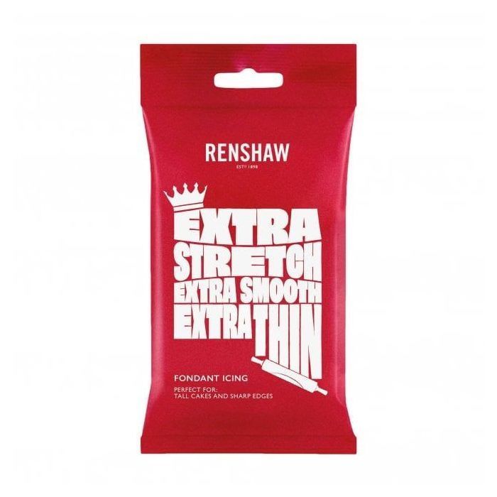 RENSHAW White - Extra Sugarpaste Fondant Icing - E171 Free1kg