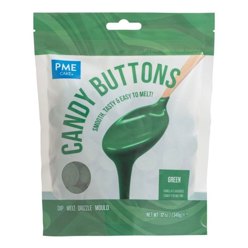 PME Green Candy Buttons 340g