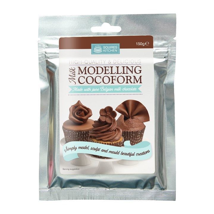 Squires Kitchen Milk- Cocoform Modelling Chocolate 150g