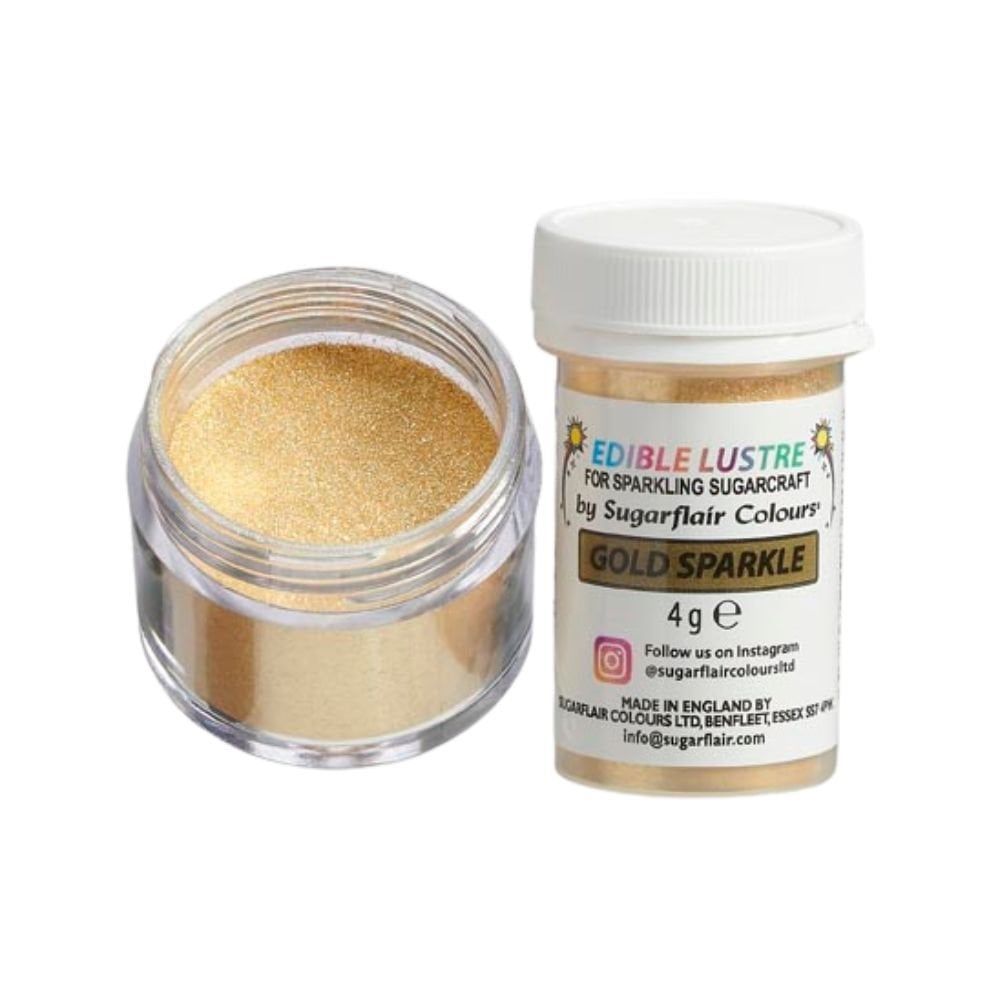 Sugarflair Gold Sparkle - Edible Lustre Dust 4g Sugarflair Gold Sparkle - Edible Lustre Dust 4g