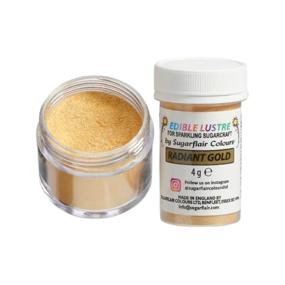 Sugarflair Radiant Gold - Edible Lustre Dust 4g