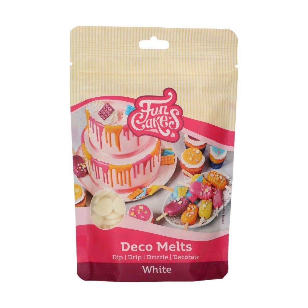 FunCakes White Deco Melts 1kg .