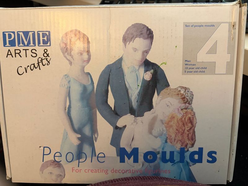 PME 4 People Moulds Sugarcraft Figures Cake Decorating PME 4 People Moulds Sugarcraft Figures Cake Decorating
