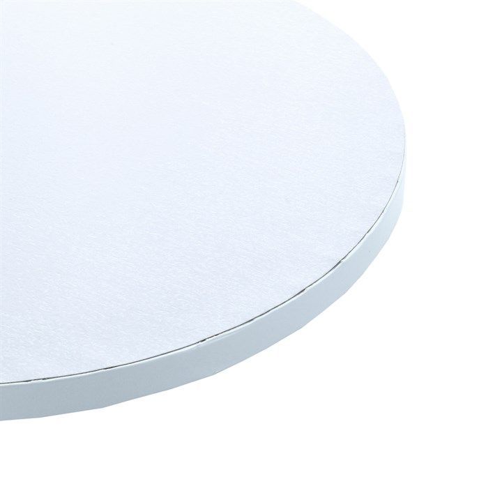 Culpitt Select 8" (203mm) Lightweight White Cake Drum - 12mm - Round