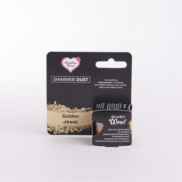 Rainbow Dust Shimmer Dust -Golden Jewel-3g Rainbow Dust Shimmer Dust -Golden Jewel-3g
