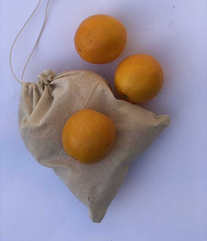 Cotton Produce Bags - (set of 5)