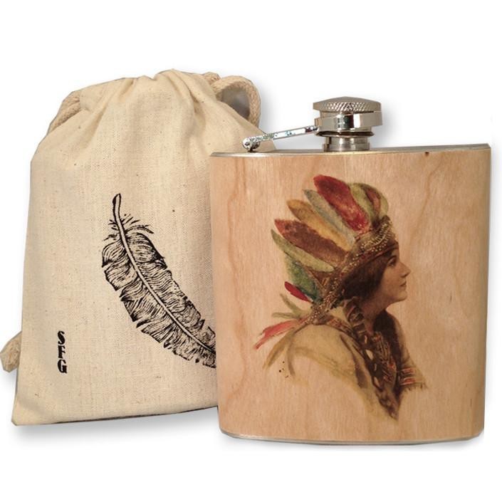 Spitfire Girl - 6oz Native Girl Flask
