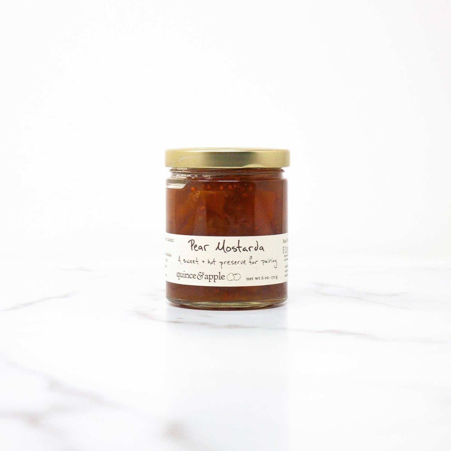 6oz Pear Mostarda Preserve