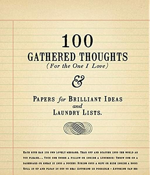 100 Gathered Thoughts Notepad