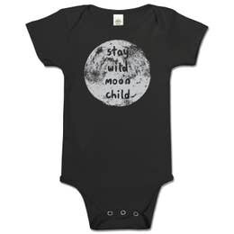 Stay Wild Moon Child Organic Baby Bodysuit