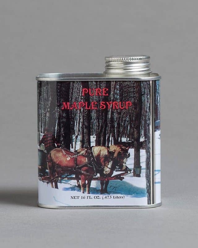 Pure Vermont Maple Syrup, One Pint, Metal Can
