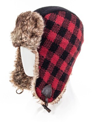 Chase trapper Buffalo Plaid hat