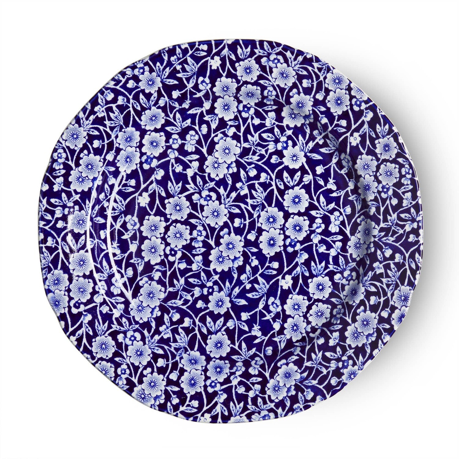 Blue Calico Plate - Medium 8.5&quot;