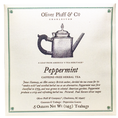 Oliver Pluff & Co - Peppermint - 6 Teabags