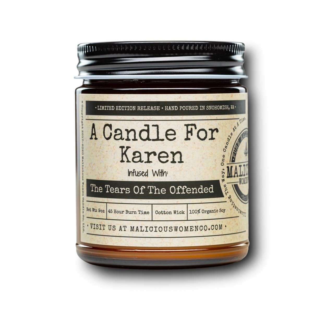 A Candle For Karen - &quot; The Tears Of The Offended&quot;