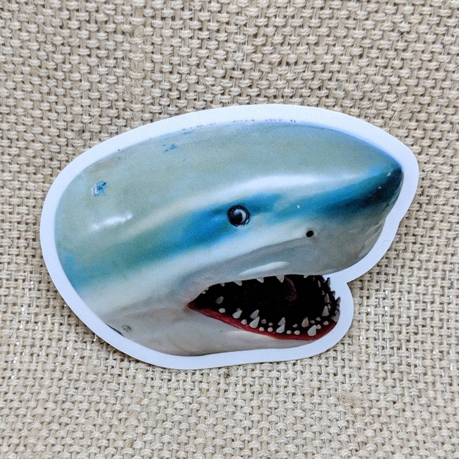 Shark Head Sticker
