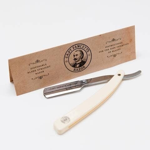 Capt Fawcett’s Disposable Blade Straight Razor