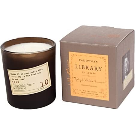 Paddywax - Palph Waldo Emerson Library Candle - Cedar and Wild Fern