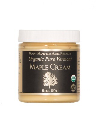 6 oz - Organic Pure Vermont Maple Cream Jar