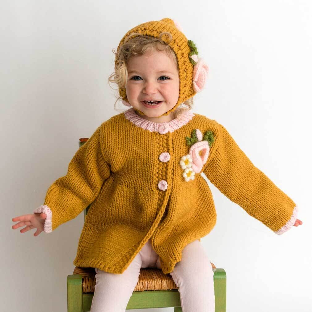 Poppy Sweater Gold - 12-18 months