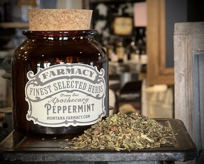 Farmacy Apothecary Jar Herb Collection / Peppermint