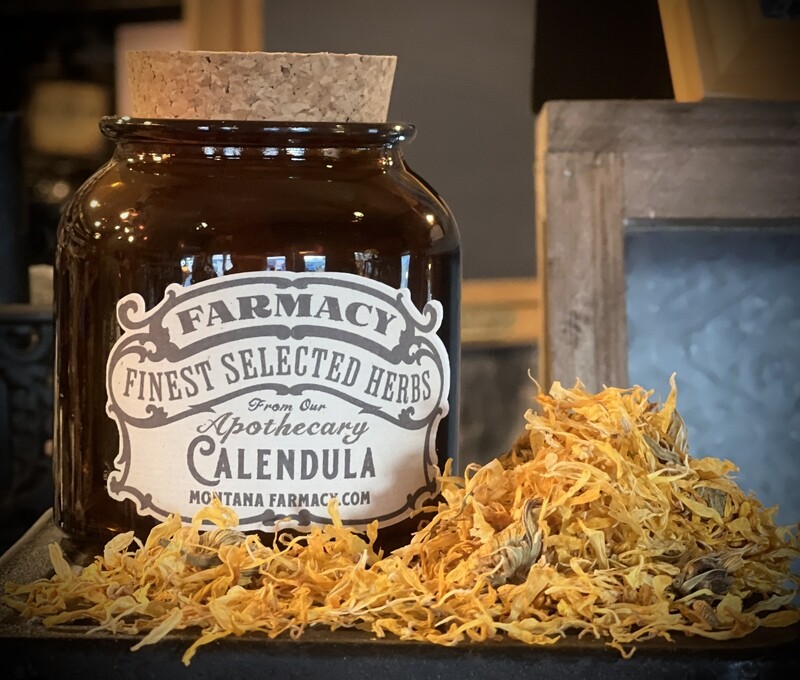 Farmacy Apothecary Jar Herb Collection / Calendula