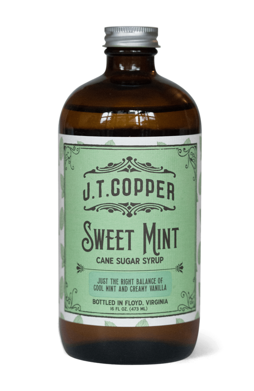 J. T. Copper - Sweet Mint Syrup 16oz